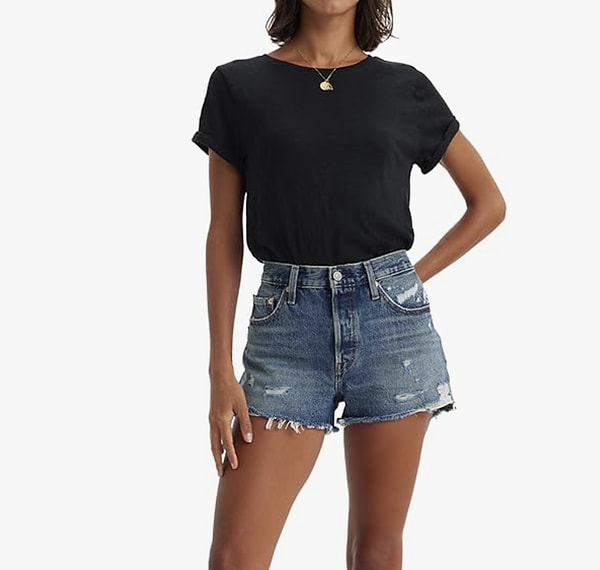 Levi's 501 Original Jean Shorts Şort Kadın