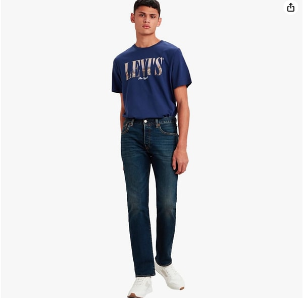 Modaya yön veren Levi's 501 rahatlık, şıklık ve kaliteyi bir arada sunuyor.