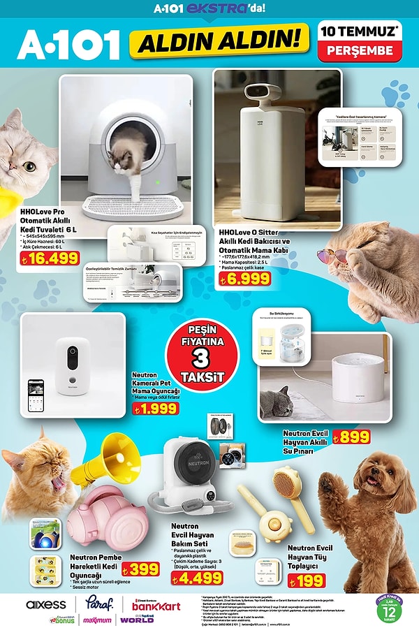 Otomatik Akıllı Kedi Tuvaleti 16.499 TL