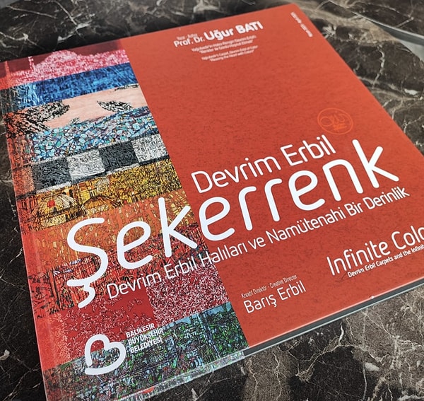 Kitap ve sergi konusunda Prof. Devrim Erbil ise hislerini şöyle dile getiriyor: "Ben halıya tutkuyla bağlı olduğum için halı tekniğiyle resimler nasıl duracak diye merak ediyordum.