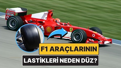 Formula 1 Araçlarının Lastikleri Neden Dümdüz?