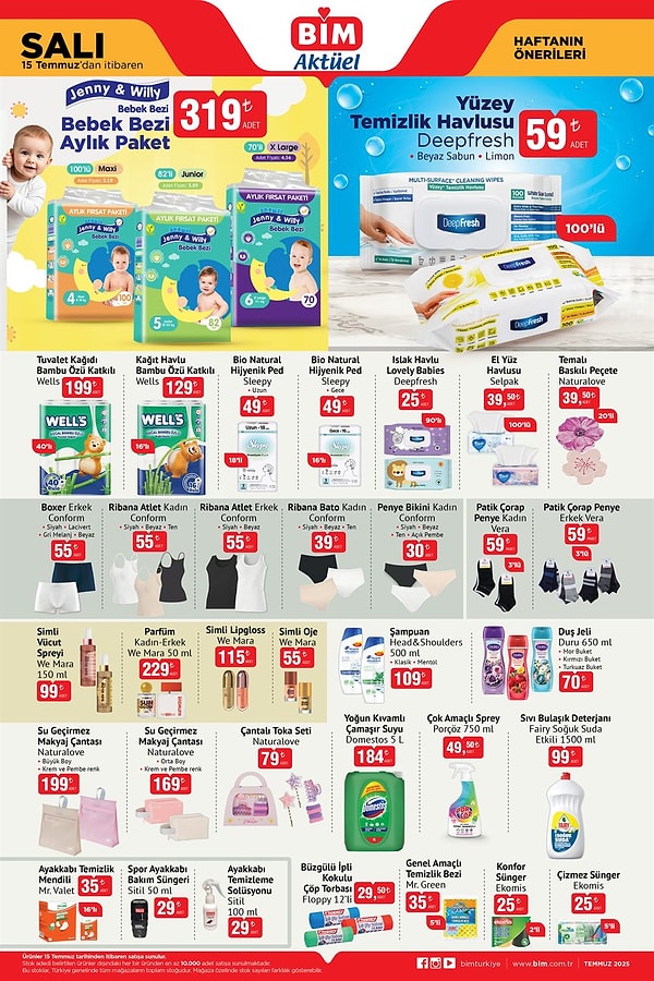 Jenny & Willy Bebek Bezi Aylık Paket 319 TL