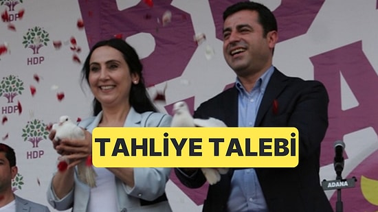 DEM Parti'den Eski Eş Başkanlar Selahattin Demirtaş ve Figen Yüksekdağ İçin Tahliye Talebi