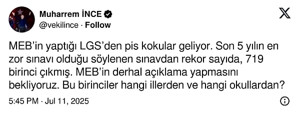 "LGS'de şaibe" iddiaları şöyle oldu:
