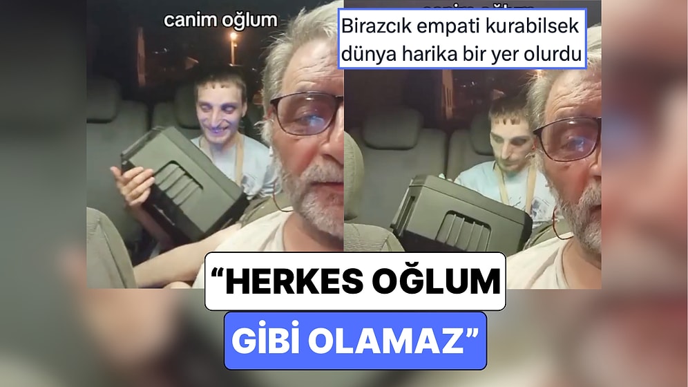 Bir Baba Otizmli Oğluyla Dalga Geçenlere Ders Gibi Cevap Verdi: "Herkes Oğlum Gibi Olamaz, O Özel Bir İnsan"