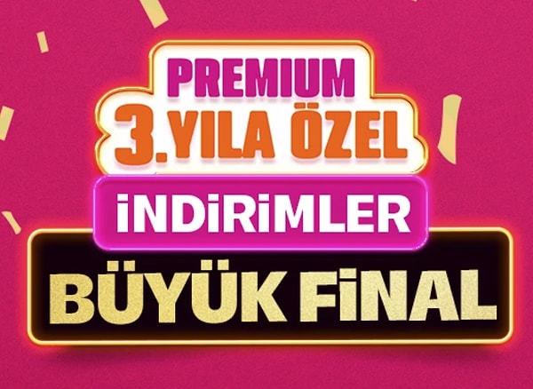 Premium günlerine özel birçok kategoride öne çıkan indirimler.👇🏽
