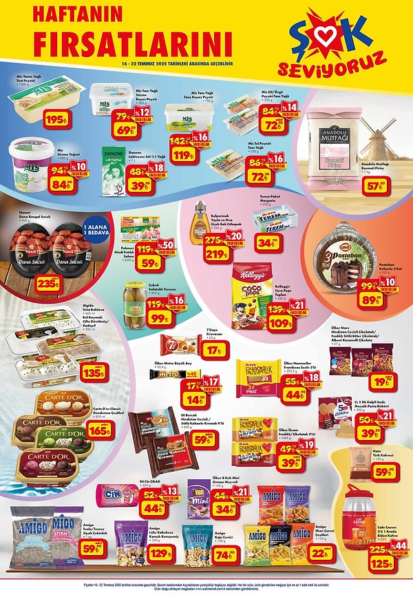 Haftanın Fırsatları;