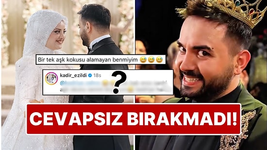 Gamze Türkmen'le Olay Olan Düğünleriyle Gündeme Damga Vuran Kadir Ezildi'den Aşk Eleştirilerine Yanıt Geldi!