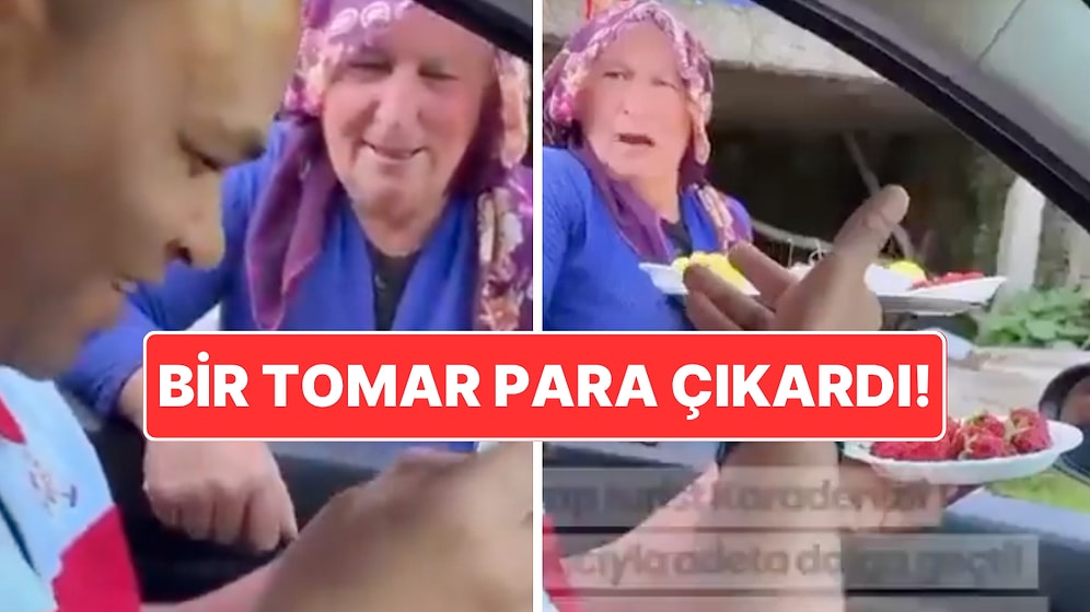 Trabzon’da Bir Turist ile Seyyar Satıcı Kadın Arasında Yaşananlar Tepki Çekti