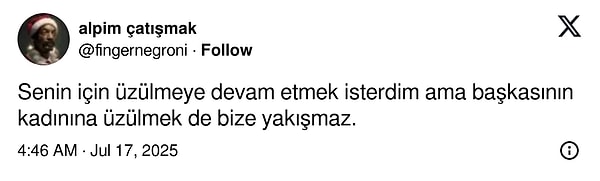 "Bize yakışmaz" 👇