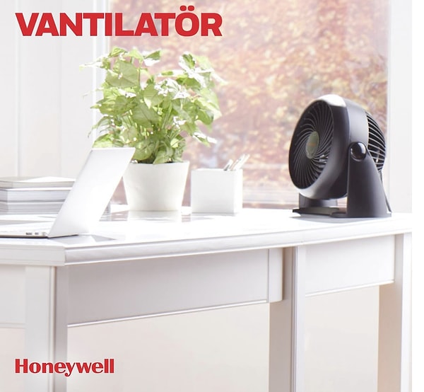 HONEYWELL TurboForce HT900E Turbo Vantilatör, güçlü hava akışı ve sessiz çalışmasıyla çok satan ürünler arasında yerini almış!