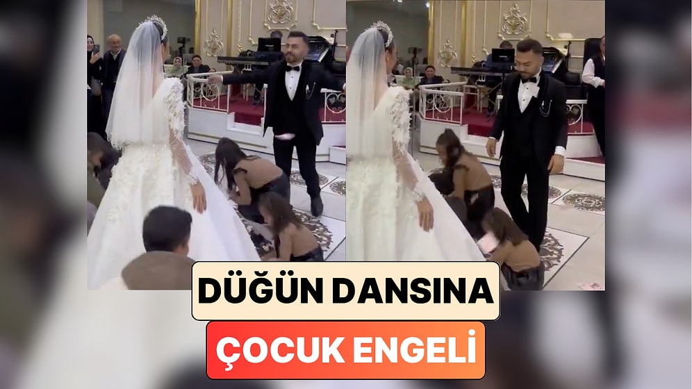 Bir Çiftin Düğünlerinde Sergilemek İçin Aylarca Çalıştıkları Dans Çocukların Piste Atılmasıyla Yarıda Kaldı