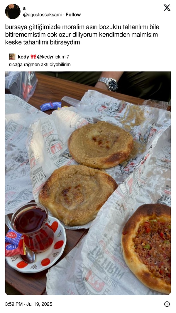 Tadını merak etmeyen bizden değildir.
