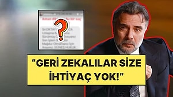 Ekranların karizmatik oyuncusu Oktay Kaynarca, bu kez bir dizi ya da filmle değil, sosyal medya hesabından yaptığı sert bir uyarıyla gündemde.