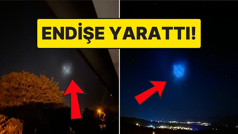 Kayseri ve Çevre İllerde Gökyüzünde Mavi Bir Cisim Görüldü!