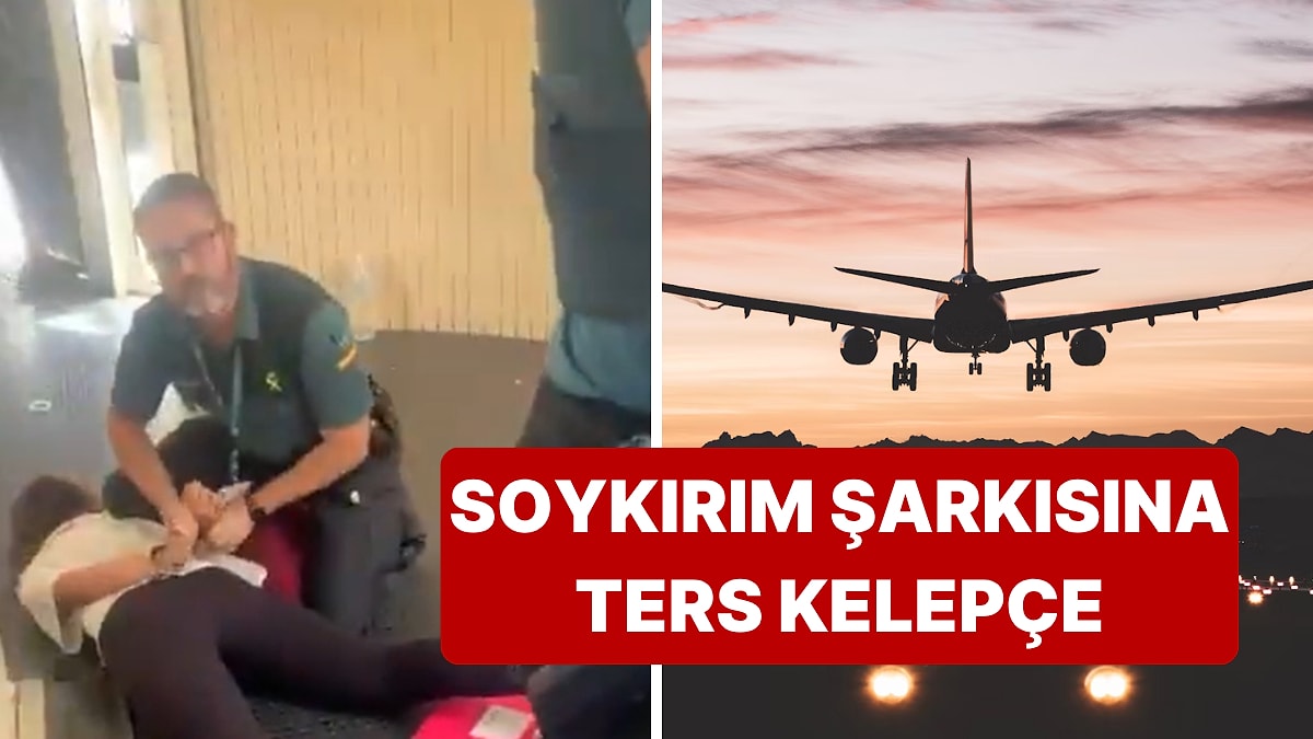 Filistin&apos;le İlgili Soykırım Şarkıları Söyleyen Grubu İspanyol Pilot Uçaktan Attırdı