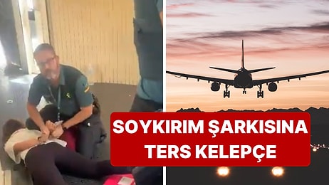 Filistin'le İlgili Soykırım Şarkıları Söyleyen Grubu İspanyol Pilot Uçaktan Attırdı
