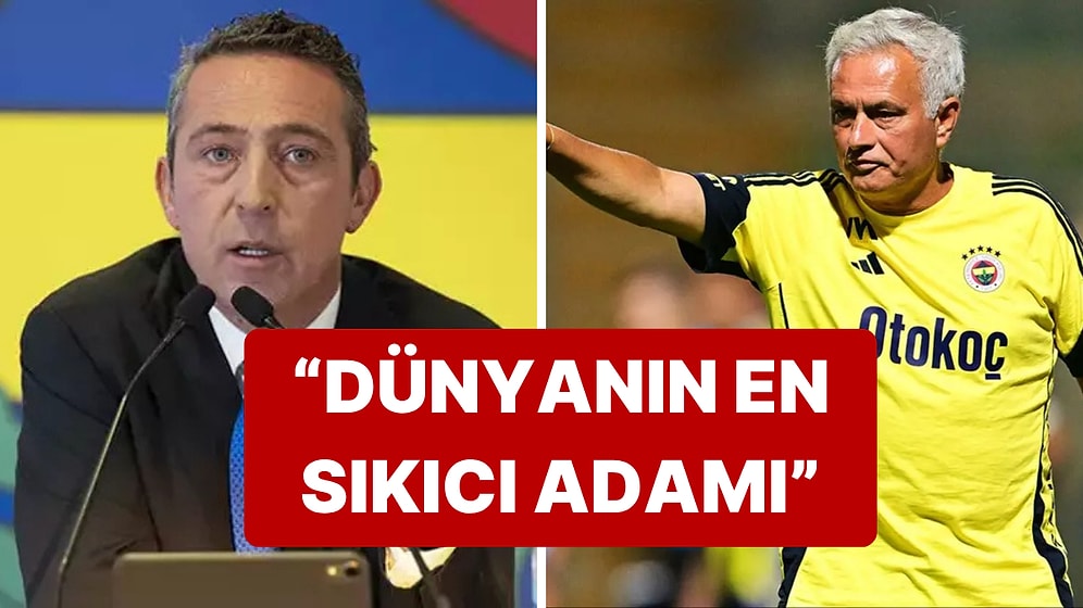Fenerbahçe Yüksek Divan Kurulu'nda Ali Koç'tan Jose Mourinho'ya "Sıkıcılık" Eleştirisi