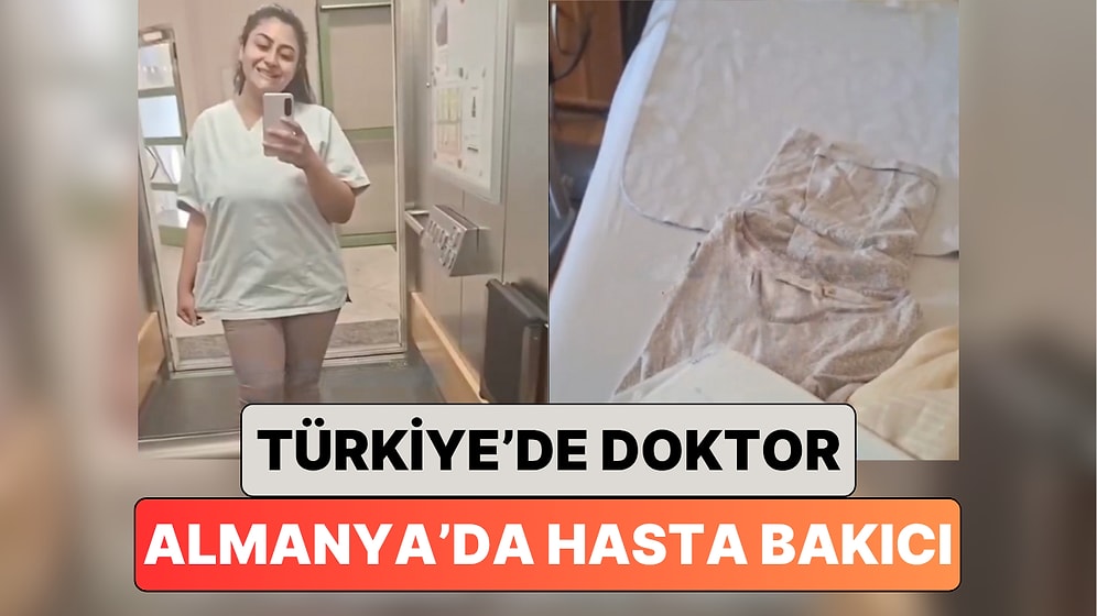 Türkiye'de Doktorluğu Bırakıp Almanya'da Hasta Bakıcılık Yaptığını Söyleyen Kadın Sosyal Medyayı İkiye Böldü