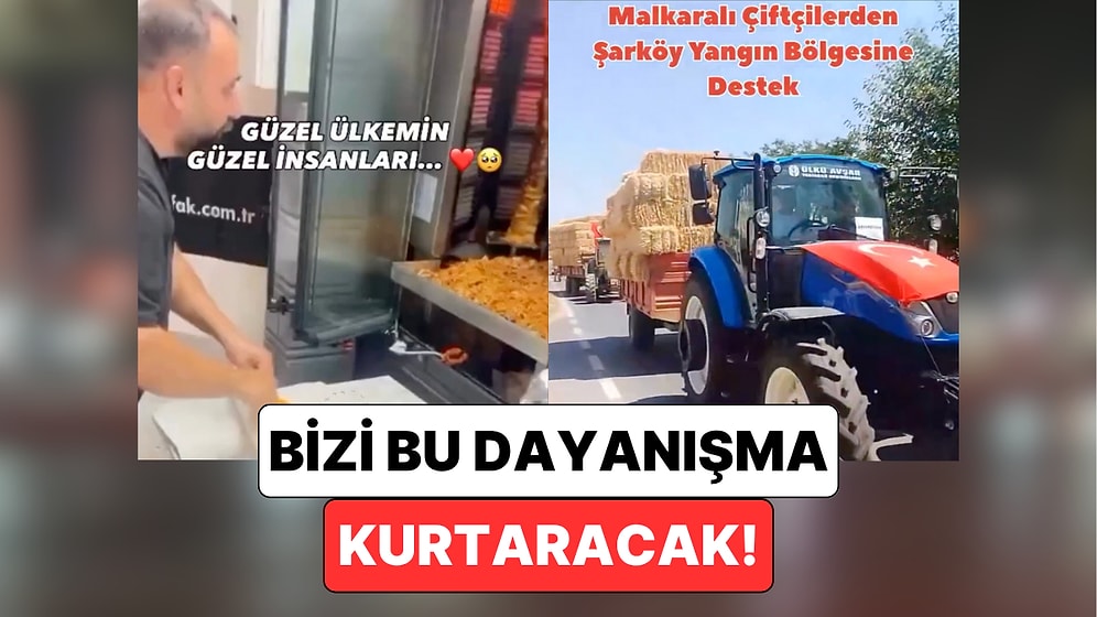 Ülkemizin Dört Bir Yanı Yangın ile Mücadele Ederken Elini Taşın Altına Koyan Vatandaşlar Umutları Yeşertti