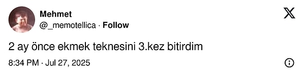 Ekmek Teknesi fanları da bi’ başka 👇