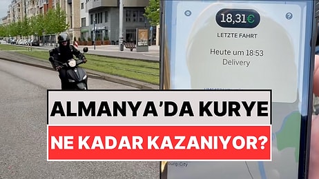 Almanya'da Kuryelik Yapan Bir Türk 2 Günde Kazandığı Parayı Paylaştı