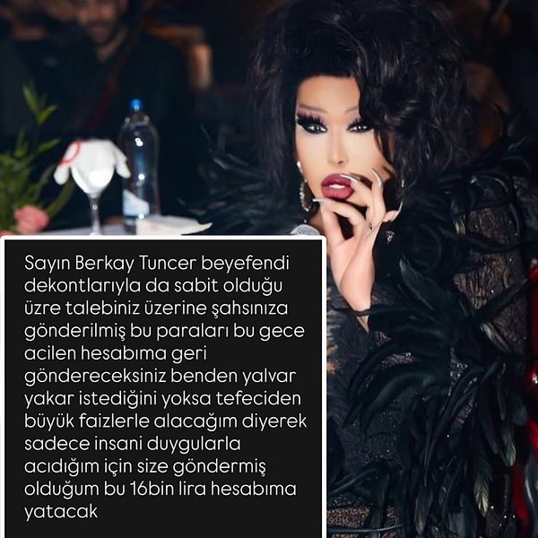 Bugün de yine bir alacaklı verecekli durumuyla gündemin göbeğinde kendisi...