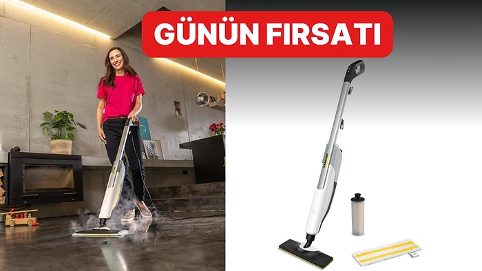 Ev Temizliğinde Pratiklik Arayanlar: Kärcher SC 2 Upright Buharlı Temizleyici İndirimde!