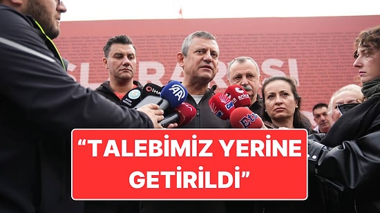 CHP Genel Başkanı Özgür Özel Açıkladı: “Terörsüz Türkiye Komisyonunda Yer Alacağız”