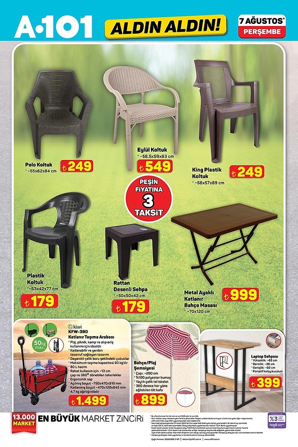 Plastik Koltuk 179 TL