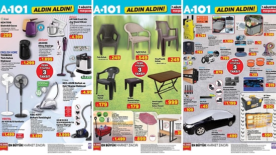 A101'e Koltuk ve Halı Yıkama Makinesi Geliyor! 7 Ağustos 2025 A101 Aldın Aldın Kataloğu