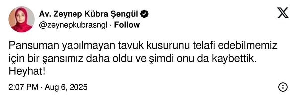 "Yine telafi edemedik..." 👇