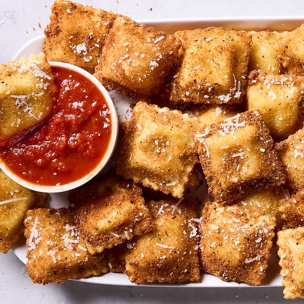 4. Kızarmış Ravioli ve Avokado Kızartması