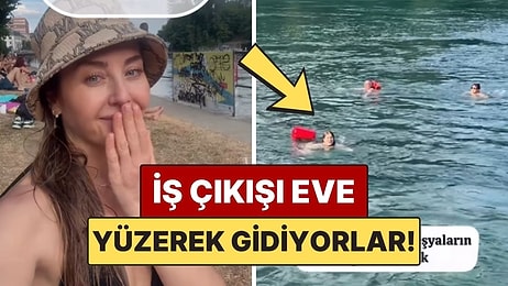 İsviçre’de İnsanların Eve Yüzerek Gittiğini Gören İçerik Üreticisi Şaşkınlığını Gizleyemedi
