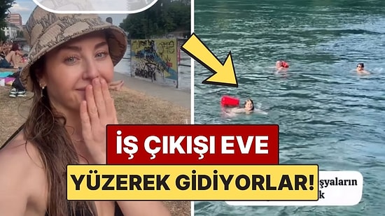 İsviçre’de İnsanların Eve Yüzerek Gittiğini Gören İçerik Üreticisi Şaşkınlığını Gizleyemedi