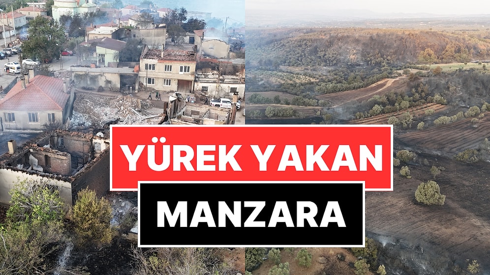Çanakkale'deki Orman Yangınının Boyutu Gün Ağarınca Ortaya Çıktı