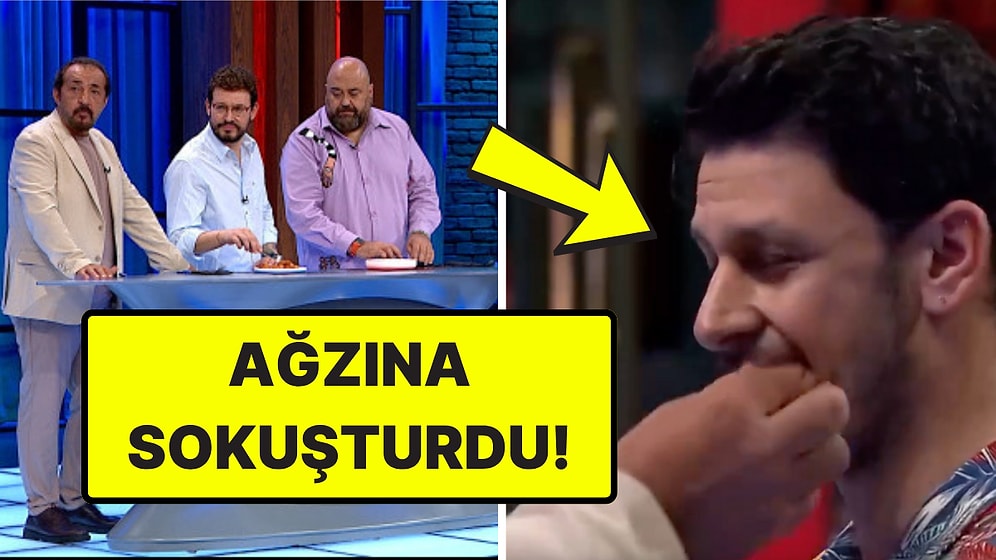 MasterChef'te Mehmet Şef, Beğenmediği Tatlıyı Yarışmacıya Zorla Yedirdi!