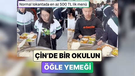 Doymak Değil Beslenmek: Çin'de Bir Devlet Okulunda Verilen Öğle Yemeği Beğeni Topladı