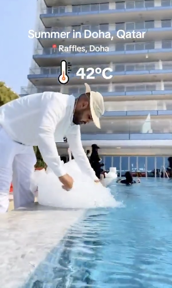 Kilolarca buz döküyorlar!