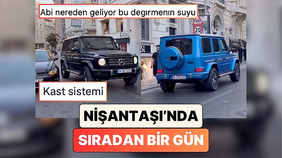 Bir Sosyal Medya Kullanıcısı Nişantaşı Sokaklarındaki Lüks Araçları Paylaştı: "Nişantaşı'nda Sıradan Bir Gün"