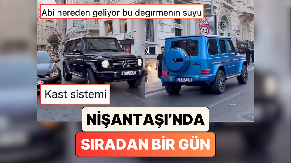 Bir Sosyal Medya Kullanıcısı Nişantaşı Sokaklarındaki Lüks Araçları Paylaştı: "Nişantaşı'nda Sıradan Bir Gün"