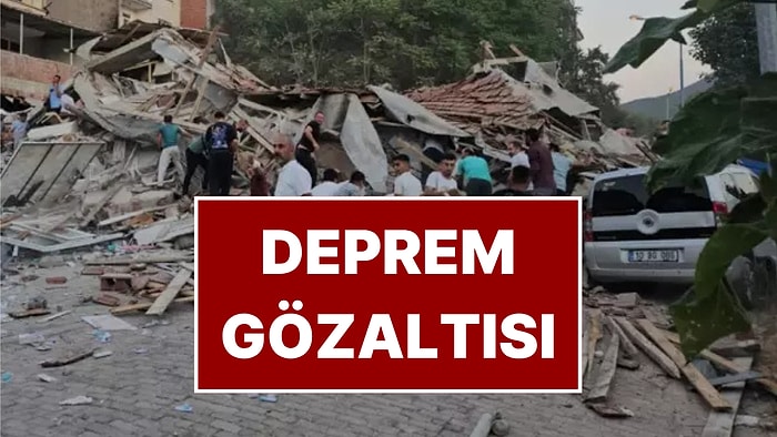 Balıkesir Depreminde Yıkılan Bina İle İlgili 2 Kişi Gözaltına Alındı