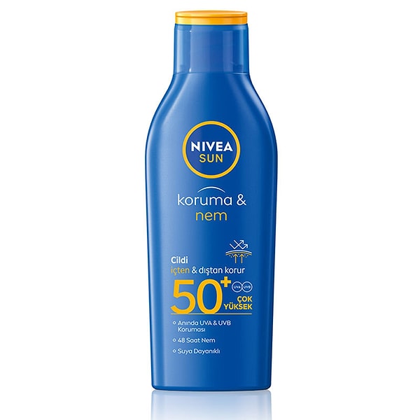 9. Nivea Sun Güneş Koruyucu Losyon