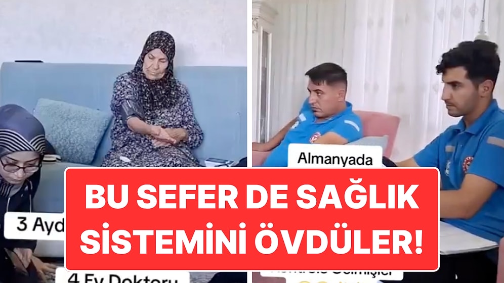 Yine Tartışılan Gurbetçi Paylaşımı: "Almanya’da 3 Ayda Randevu Alıyoruz, Türkiye’de Eve 4 Doktor Geliyor"
