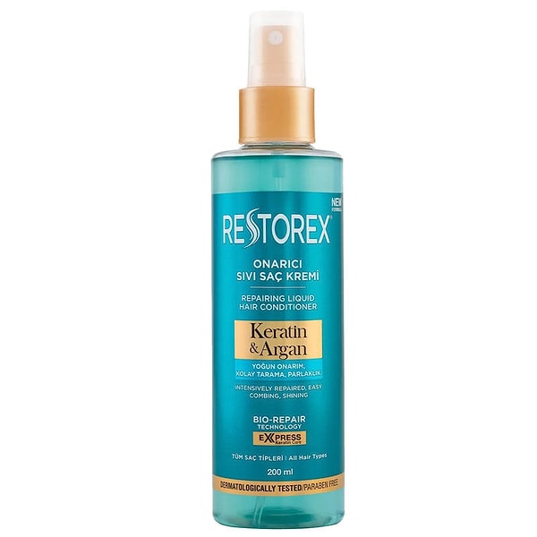 Restorex Keratin ve Argan Sıvı Saç Kremi