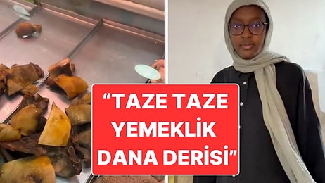 Fatih’teki Afrika Marketi: Yemekte Kullanmak İçin Dana Derisi, Temizlenmemiş İşkembe de Satılıyor