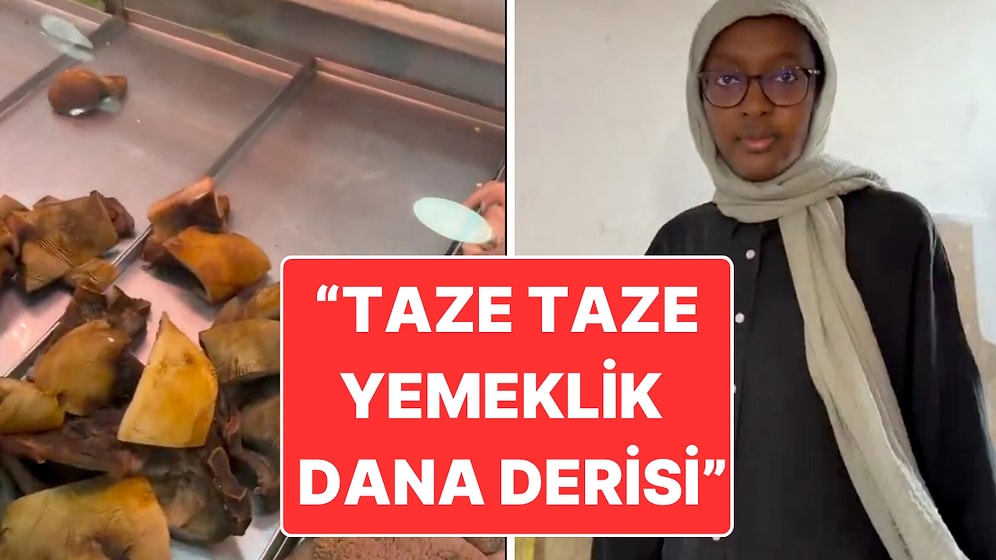 Fatih’teki Afrika Marketi: Yemekte Kullanmak İçin Dana Derisi, Temizlenmemiş İşkembe de Satılıyor