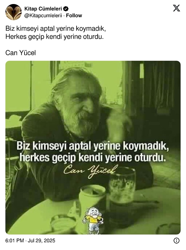 Can Yücel'i "dünyanın en hızlı laf sokan adamı" sanan karanlık...