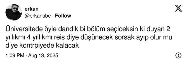 Şöyle bir bölüm lazım...