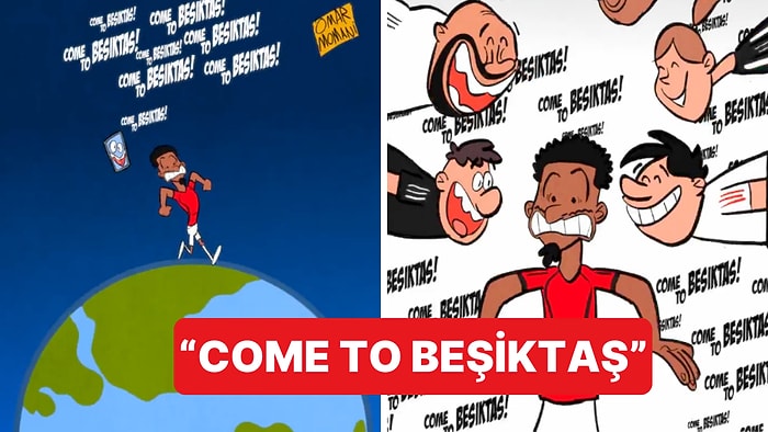 Dünyaca Ünlü Karikatürist Omar Momani, Beşiktaş Taraftarının Jadon Sancho Çılgınlığını Çizdi